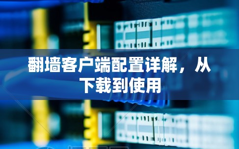 翻墙客户端配置详解，从下载到使用
