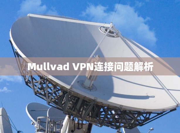 Mullvad VPN连接问题解析 Mullvad VPN连接问题解析