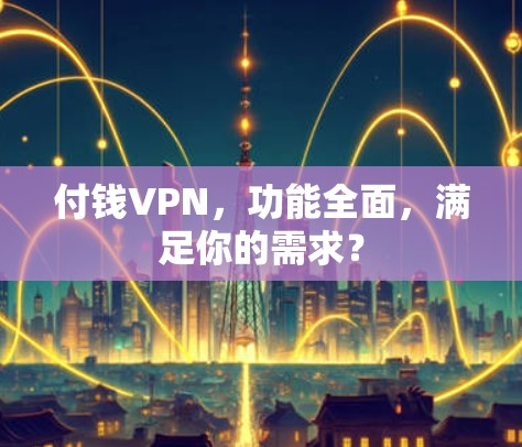 付钱VPN,功能全面,满足你的需求? 付钱VPN,功能全面,满足你的需求?