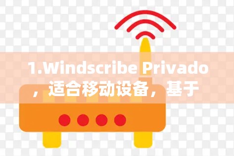 1.Windscribe Privado，适合移动设备，基于 Windscribe 应用，界面简洁，功能全面，适合快速切换端点