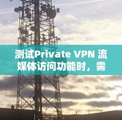 测试Private VPN 流媒体访问功能时,需要确保以下方面 测试Private VPN 流媒体访问功能时,需要确保以下方面