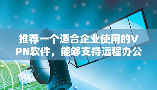 推荐一个适合企业使用的VPN软件，能够支持远程办公连接，以下是一些推荐