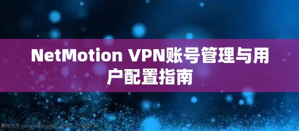 NetMotion VPN账号管理与用户配置指南