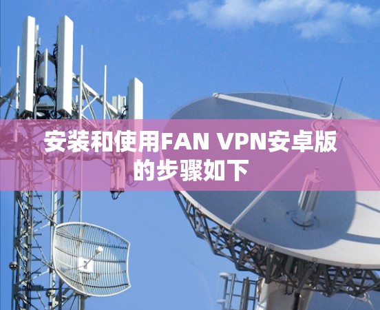安装和使用FAN VPN安卓版的步骤如下