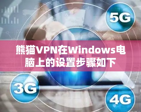 熊猫VPN在Windows电脑上的设置步骤如下