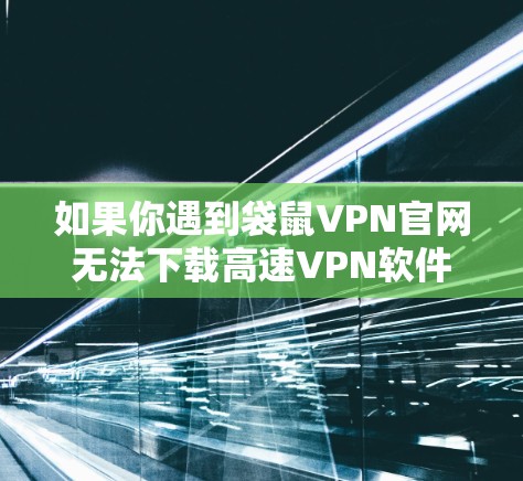 如果你遇到袋鼠VPN官网无法下载高速VPN软件的问题，可以按照以下步骤进行排查和解决