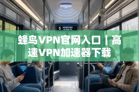 蜂鸟VPN官网入口｜高速VPN加速器下载