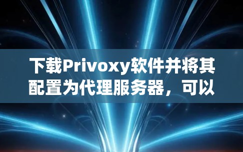下载Privoxy软件并将其配置为代理服务器，可以按照以下步骤进行