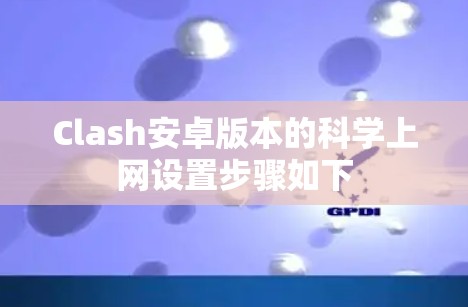 Clash安卓版本的科学上网设置步骤如下