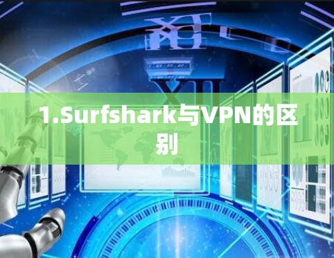 1.Surfshark与VPN的区别