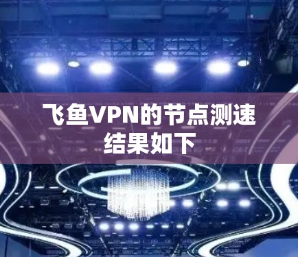 飞鱼VPN的节点测速结果如下