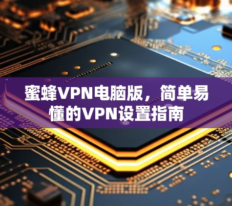 蜜蜂VPN电脑版，简单易懂的VPN设置指南