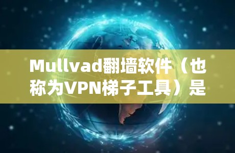 Mullvad翻墙软件（也称为VPN梯子工具）是一款用于绕过网络限制和保护隐私的应用程序。以下是对该软件的详细分析和总结