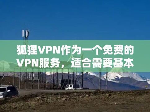 狐狸VPN作为一个免费的VPN服务，适合需要基本网络安全和隐私保护的用户。以下是使用狐狸VPN的详细步骤和注意事项