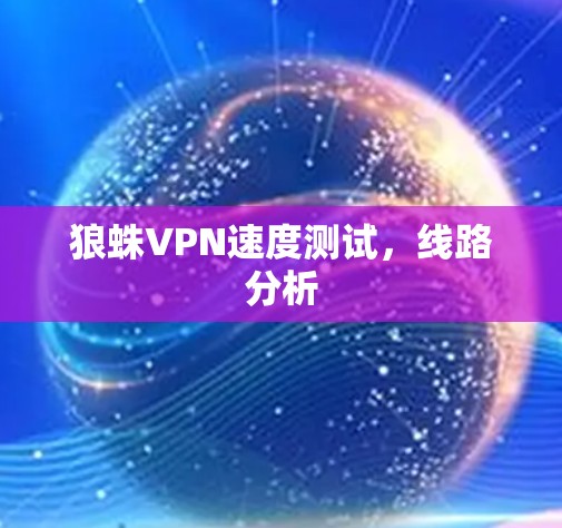 狼蛛VPN速度测试，线路分析