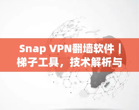 Snap VPN翻墙软件｜梯子工具，技术解析与应用
