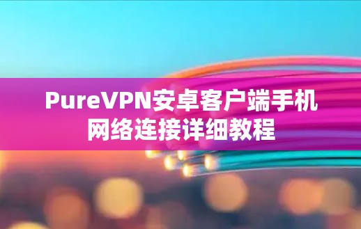 PureVPN安卓客户端手机网络连接详细教程